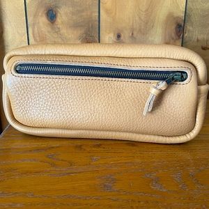 Go Forth Goods Fanny Pack Crossbody Leather Tan